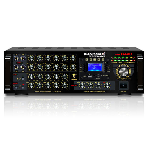 Amplifier karaoke bluetooth/MP3/USB Nanomax PA-2022A Amplifier karaoke bluetooth/MP3/USB Nanomax PA-2022A