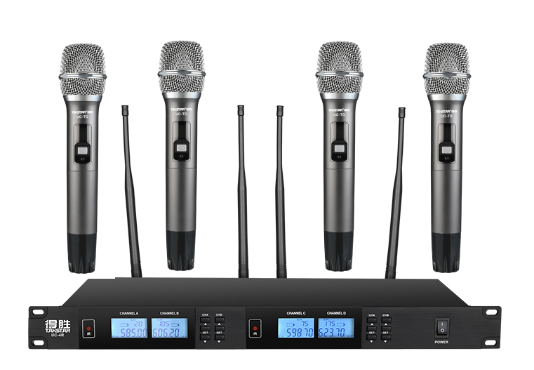 Micro không dây cầm tay 4 mic Takstar UC-4R / UC-TD