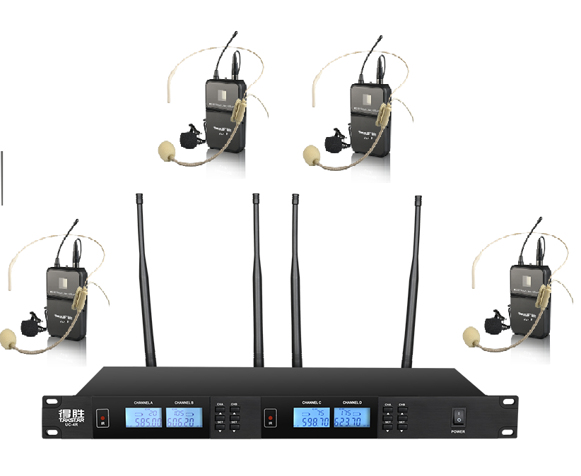Micro cài áo cài đầu 4 kênh Takstar UC-4R / UC-TP