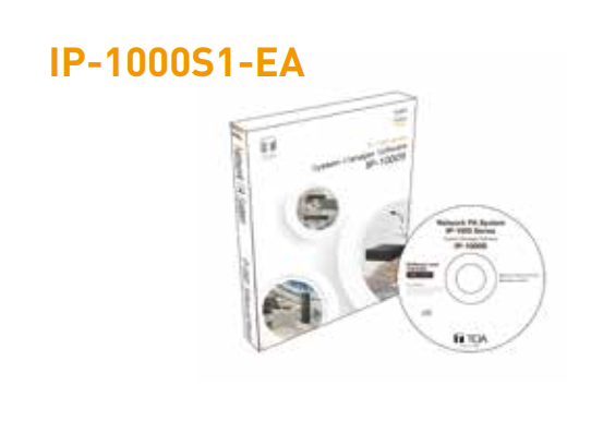 Phần mềm vận hành hệ thống âm thanh IP Toa IP-1000S1