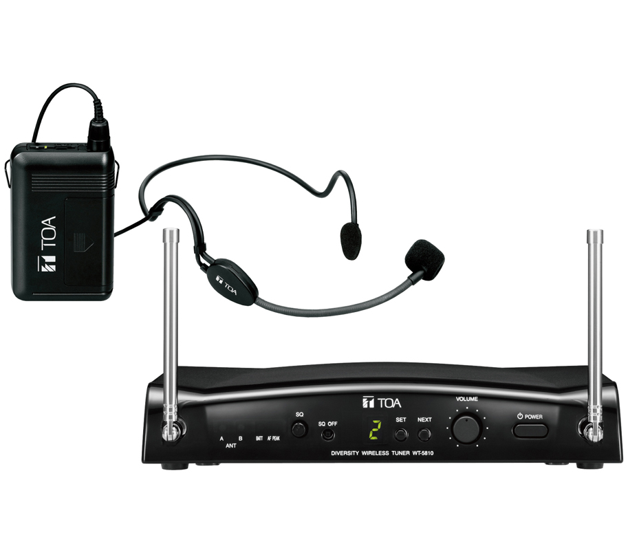 Micro không dây cài đầu Toa WS-5325H
