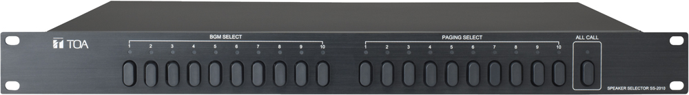 Bộ chọn 10 vùng loa Toa SS-2010 AS