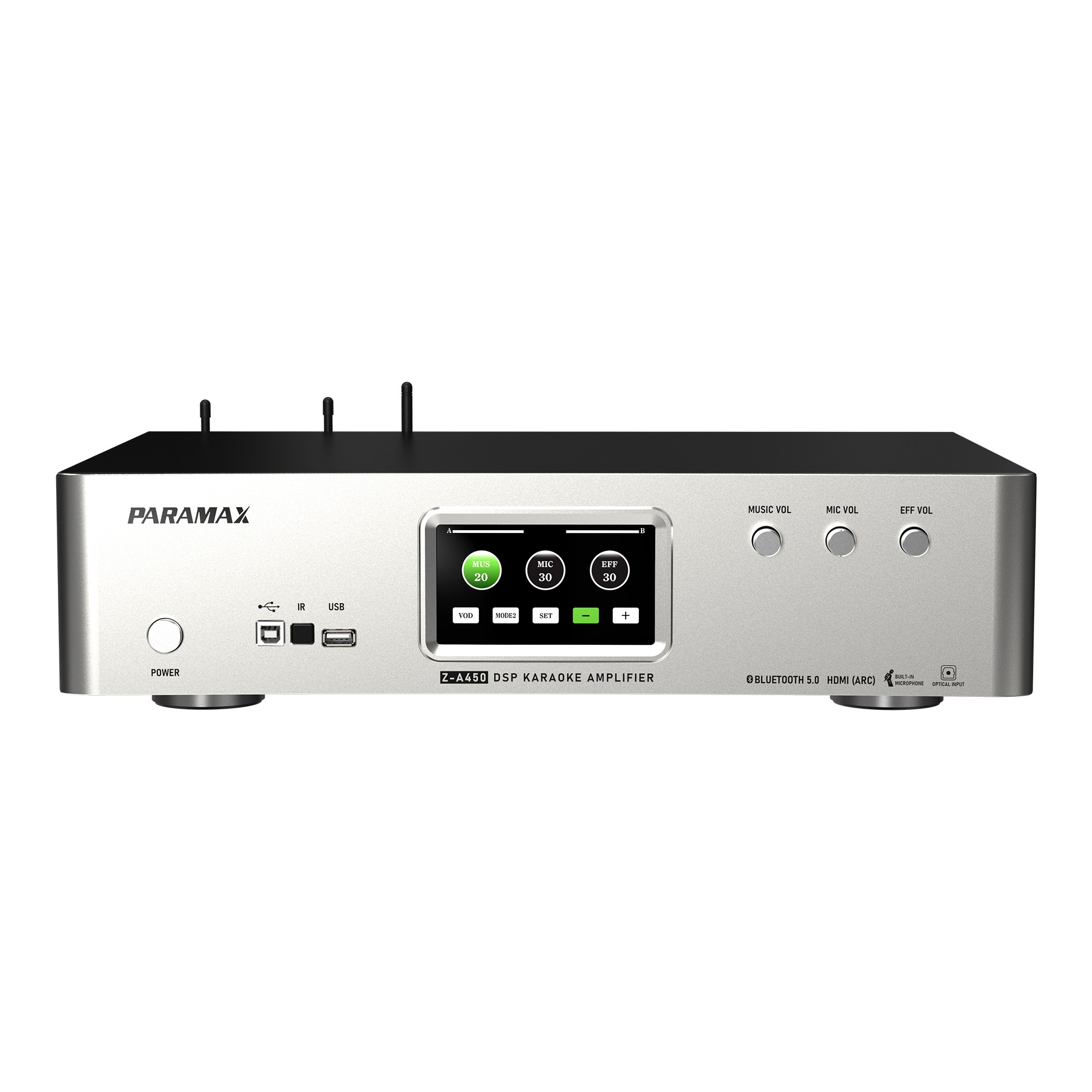 Amply karaoke tích hợp Vang số và Micro không dây Paramax Z-A450