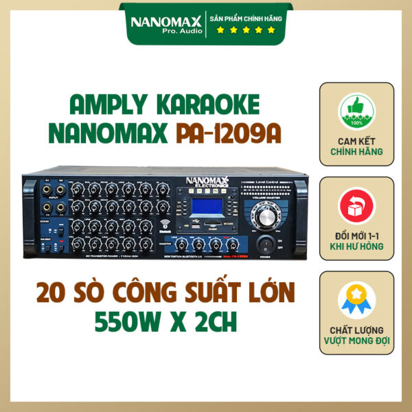 Amply Karaoke Nanomax PRO-1209A