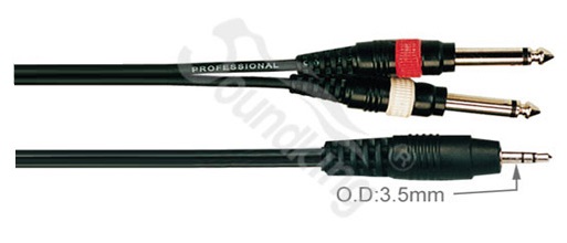 Dây tín hiệu 3ly-6ly 2 mét Soundking BB-317/2M