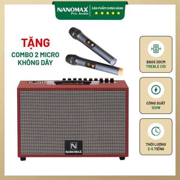 Loa di động xách tay Nanomax K-01