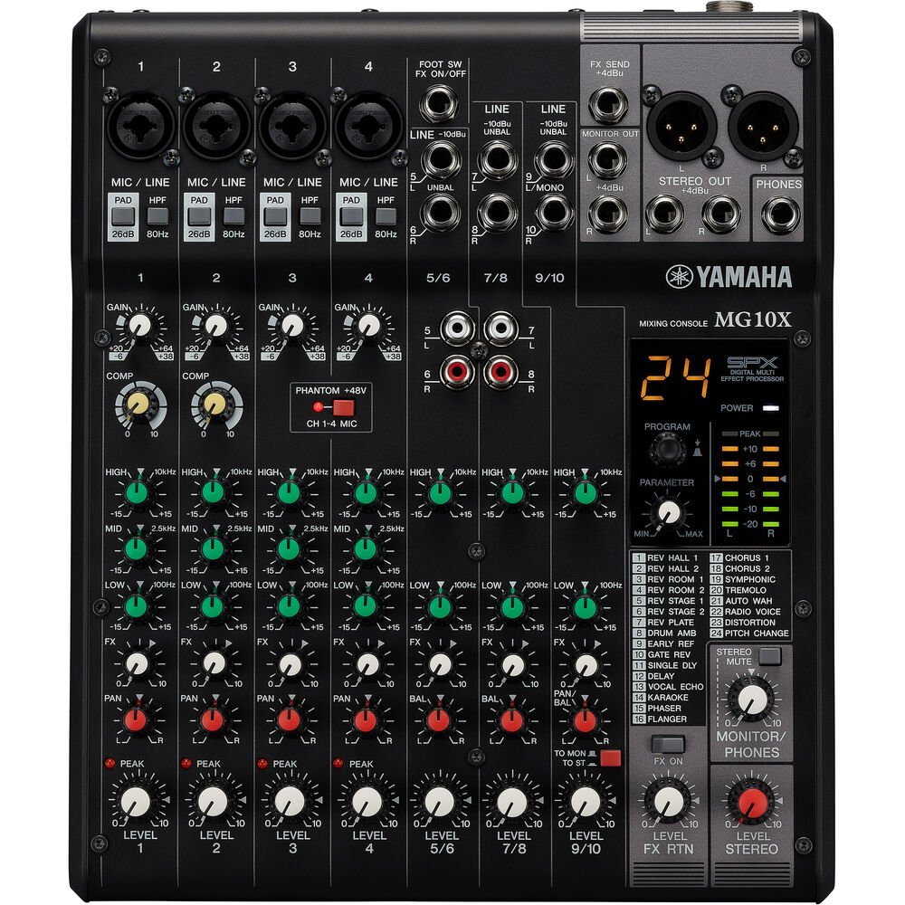 Mixer Yamaha MG10X CV