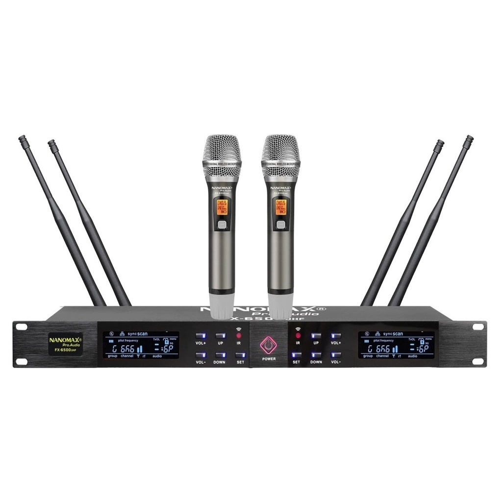Micro không dây UHF cầm tay Nanomax FX-6500