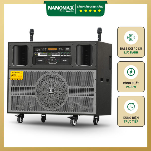 Loa kéo bình & điện di động Nanomax Pro-703