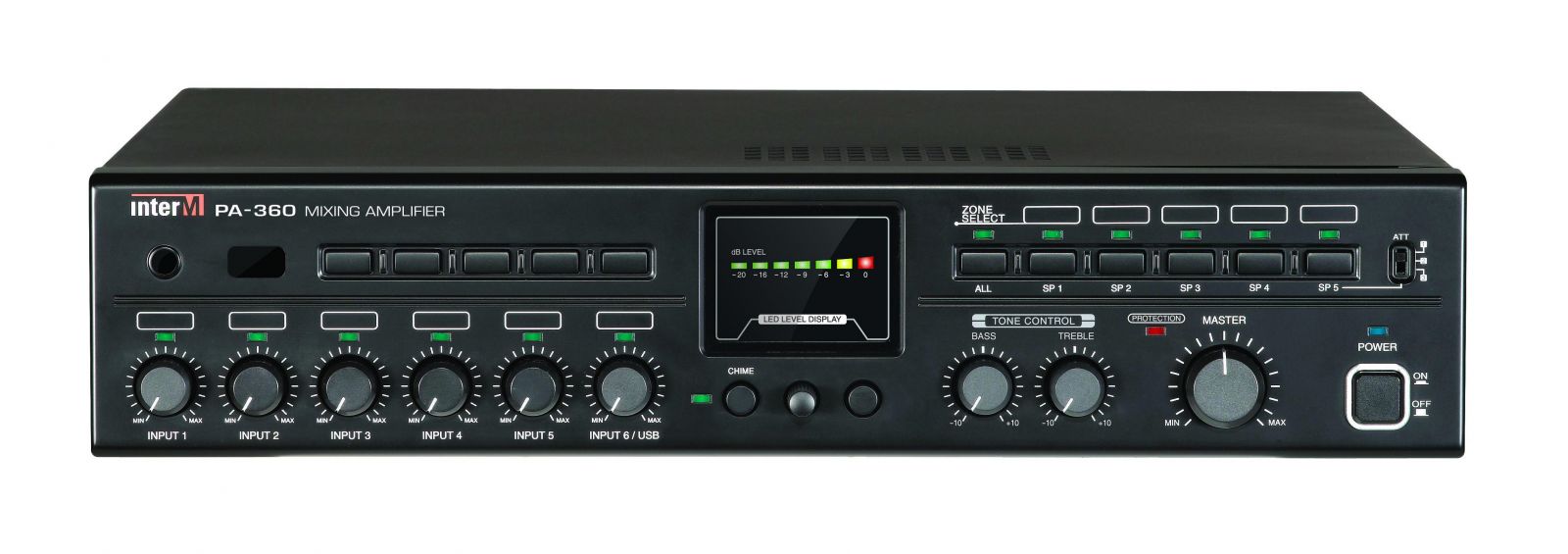Ampli 360W Inter M- PA-360