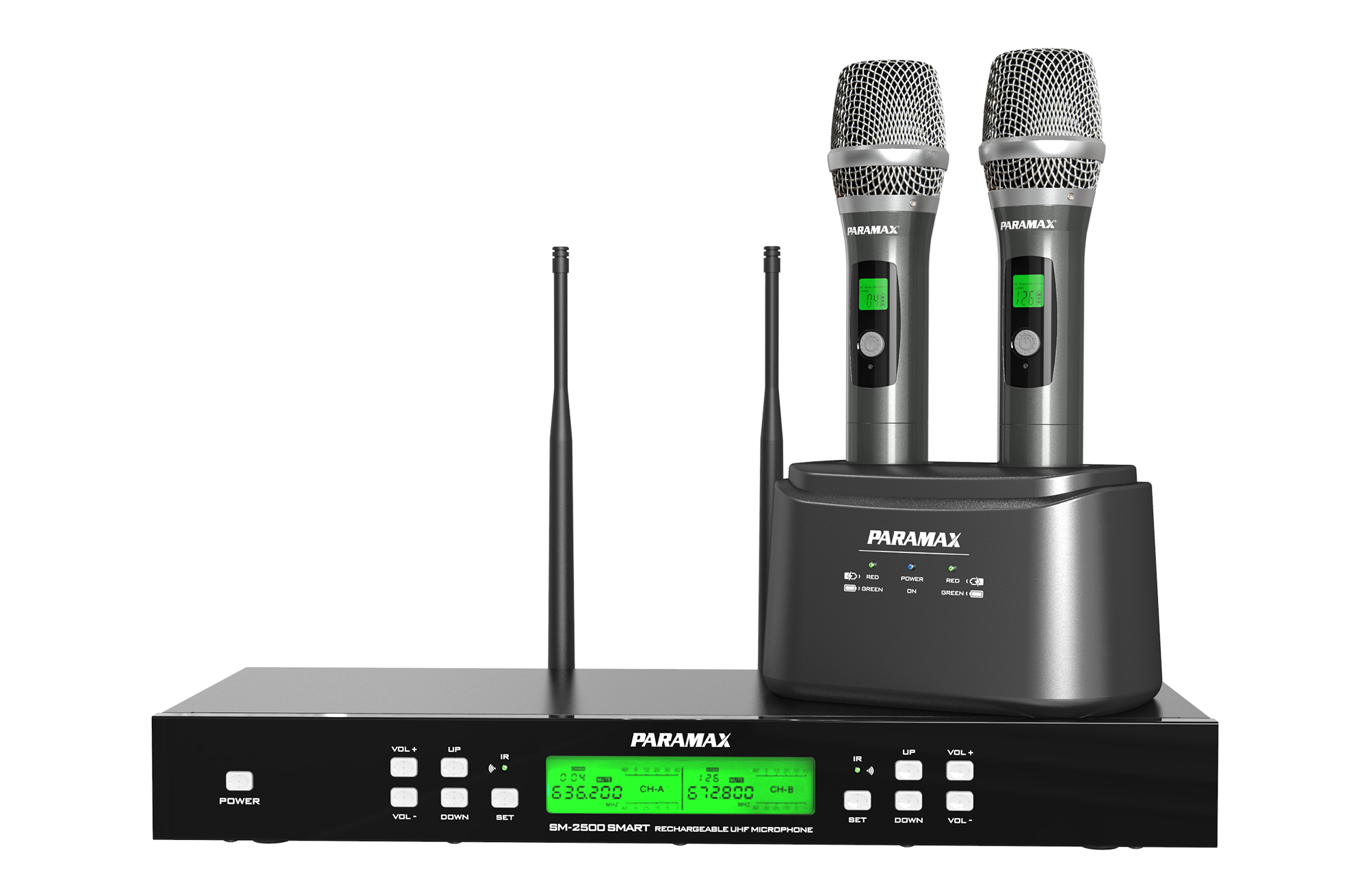 Micro không dây UHF sạc tự động Paramax SM-2500 SMART