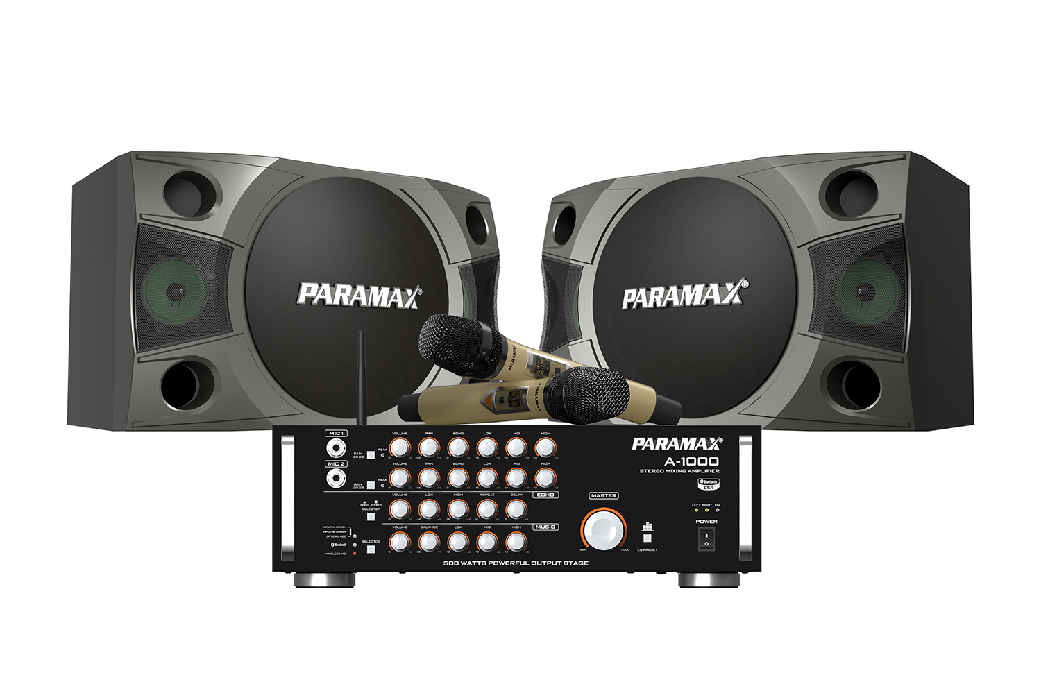 Bộ Karaoke & Nghe Nhạc kèm micro Paramax CBX-1000