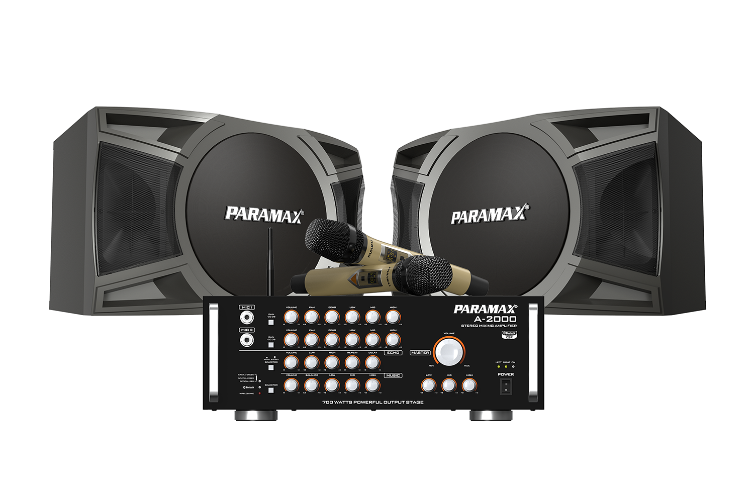 Bộ Karaoke & Nghe Nhạc kèm micro Paramax CBX-2000
